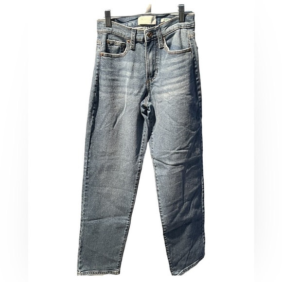Celebrity Pink Medium Blue Denim Jeans Relaxed Fit Straight Leg 0/24 - Picture 1 of 4
